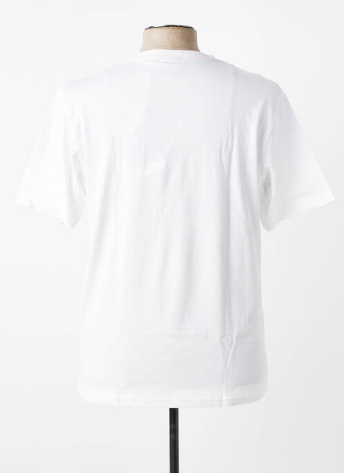 Tricou broderie mâneci scurte alb RUCKFIELD homme