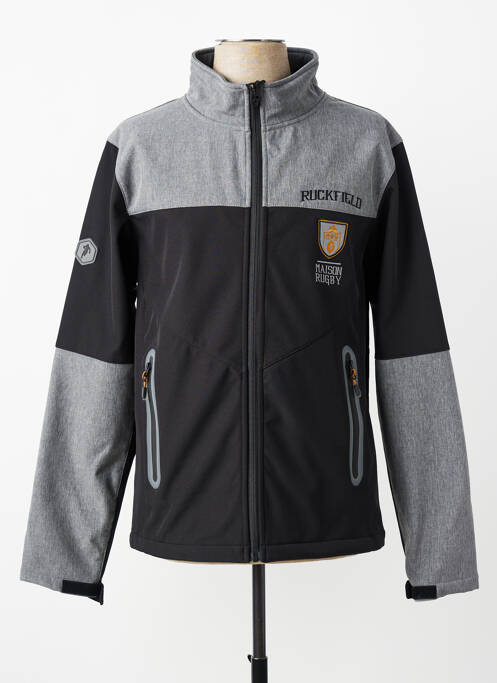 Jachete casual finisaj interior cu căptușeală din polar negru RUCKFIELD homme