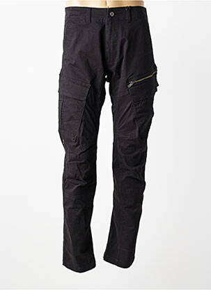 Pantalon cargo țesătură poplin mărime normală negru DAYTONA bărbat