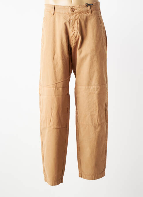 Pantalon drept țesătură poplin mărime normală bej DAYTONA homme