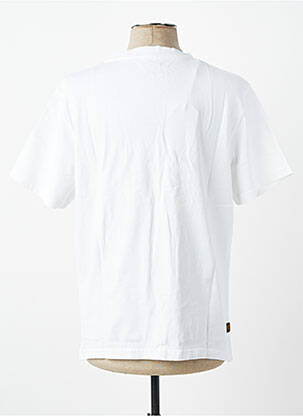 Tricou elasticitate mâneci scurte alb DAYTONA bărbat