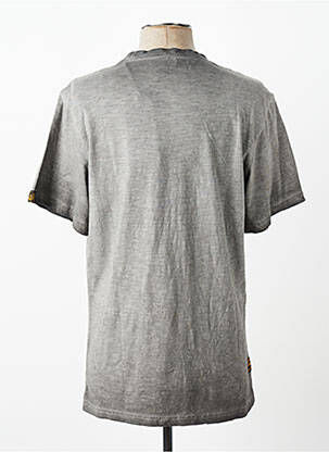 Tricou elasticitate mâneci scurte gri DAYTONA bărbat