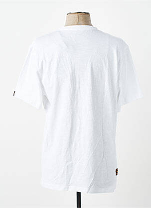 Tricou elasticitate mâneci scurte alb DAYTONA bărbat