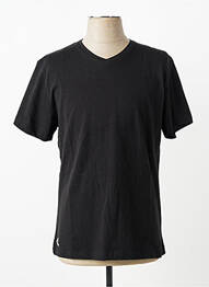 Tricou croială cambrată mâneci scurte negru DAYTONA homme