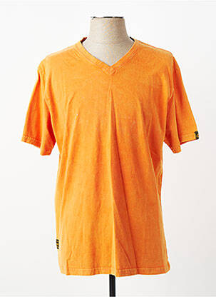 Tricou elasticitate mâneci scurte portocaliu DAYTONA homme