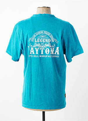 Tricou elasticitate mâneci scurte albastru DAYTONA bărbat