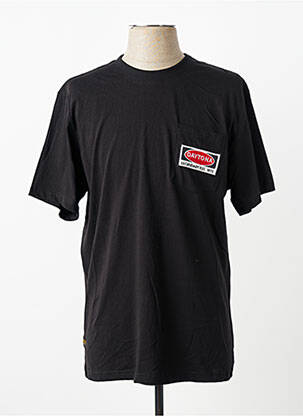 Tricou elasticitate mâneci scurte negru DAYTONA homme