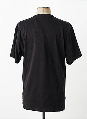 Tricou broderie mâneci scurte negru DAYTONA bărbat