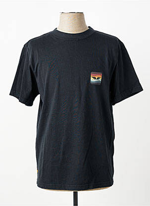 Tricou elasticitate mâneci scurte negru DAYTONA homme