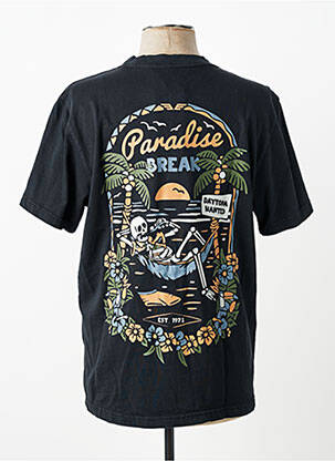 Tricou elasticitate mâneci scurte negru DAYTONA bărbat