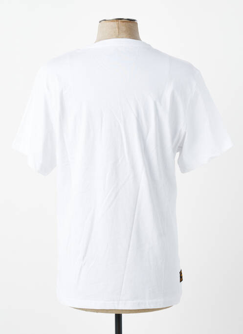 Tricou elasticitate mâneci scurte alb DAYTONA homme