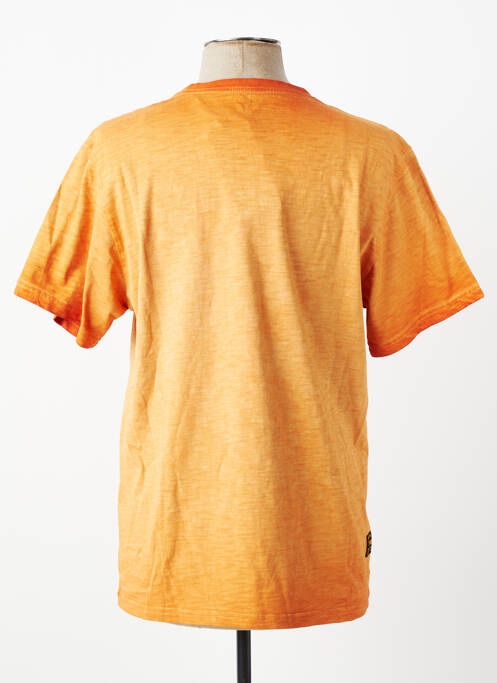 Tricou elasticitate mâneci scurte portocaliu DAYTONA homme