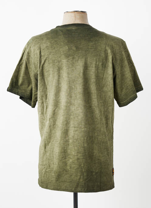 Tricou elasticitate mâneci scurte verde DAYTONA homme