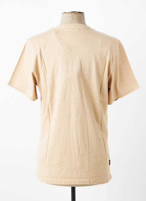 Tricou elasticitate mâneci scurte bej DAYTONA homme
