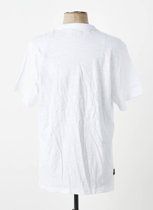 Tricou elasticitate mâneci scurte alb DAYTONA homme