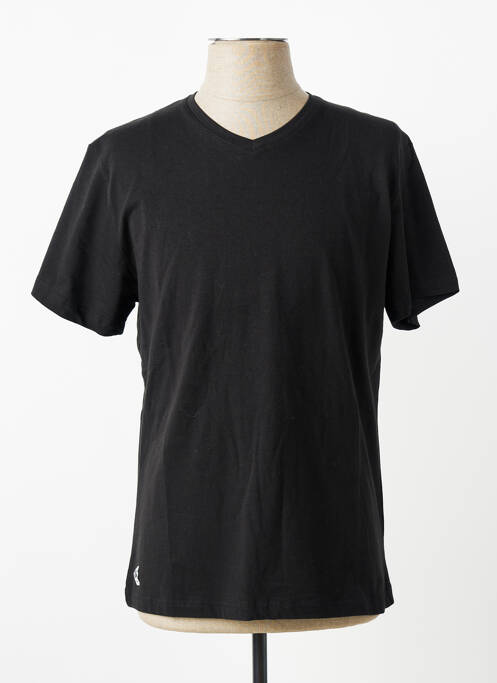 Tricou croială cambrată mâneci scurte negru DAYTONA homme