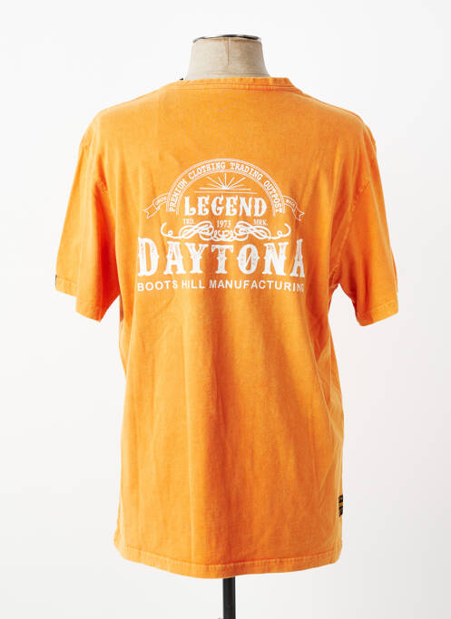 Tricou elasticitate mâneci scurte portocaliu DAYTONA homme