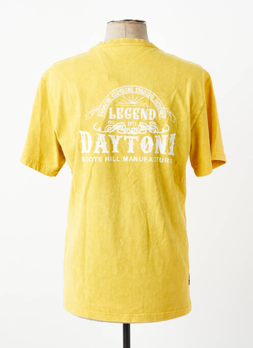 Tricou elasticitate mâneci scurte galben DAYTONA homme