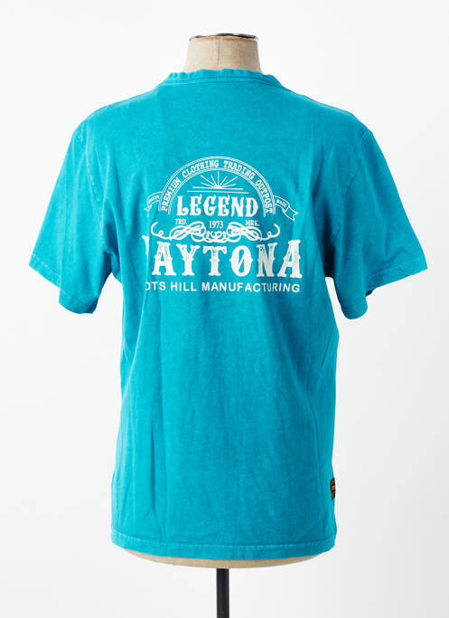 Tricou elasticitate mâneci scurte albastru DAYTONA homme