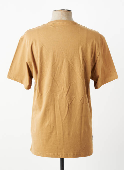 Tricou broderie mâneci scurte maro DAYTONA homme