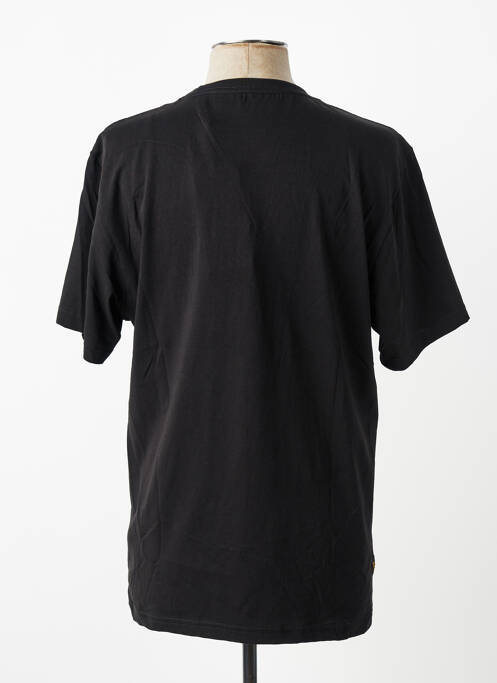Tricou broderie mâneci scurte negru DAYTONA homme