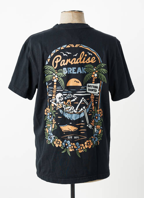 Tricou elasticitate mâneci scurte negru DAYTONA homme