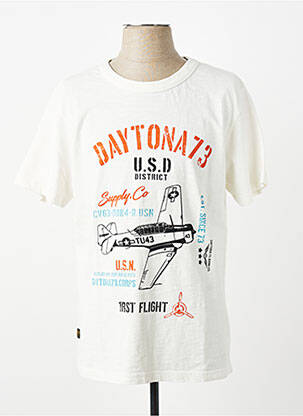 Tricou elasticitate mâneci scurte bej DAYTONA homme