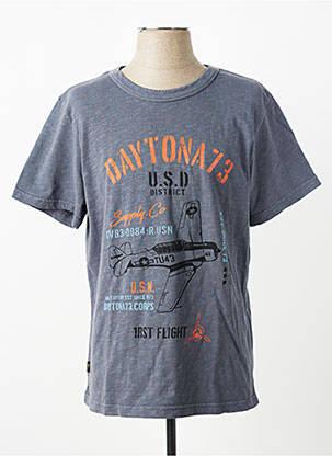 Tricou elasticitate mâneci scurte gri DAYTONA bărbat