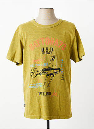 Tricou elasticitate mâneci scurte verde deschis DAYTONA bărbat