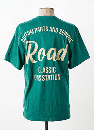 Tricou elasticitate mâneci scurte verde DAYTONA bărbat