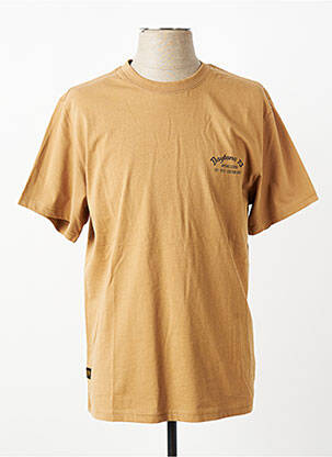 Tricou elasticitate mâneci scurte maro DAYTONA homme