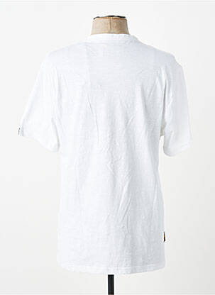 Tricou elasticitate mâneci scurte alb DAYTONA bărbat