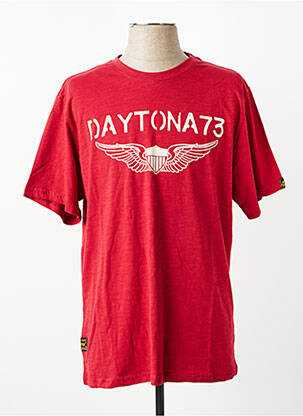Tricou elasticitate mâneci scurte roșu DAYTONA homme