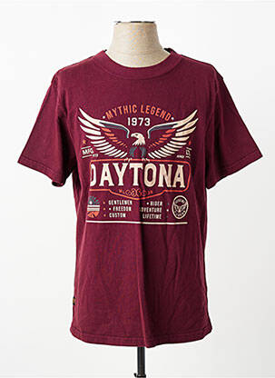 Tricou elasticitate mâneci scurte roșu DAYTONA bărbat