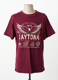 Tricou elasticitate mâneci scurte roșu DAYTONA homme