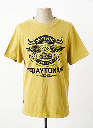 Tricou elasticitate mâneci scurte verde DAYTONA bărbat