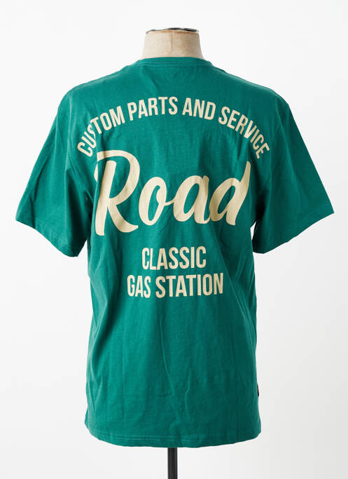 Tricou elasticitate mâneci scurte verde DAYTONA homme