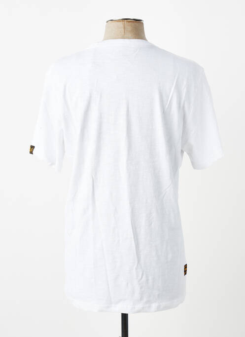 Tricou elasticitate mâneci scurte alb DAYTONA homme
