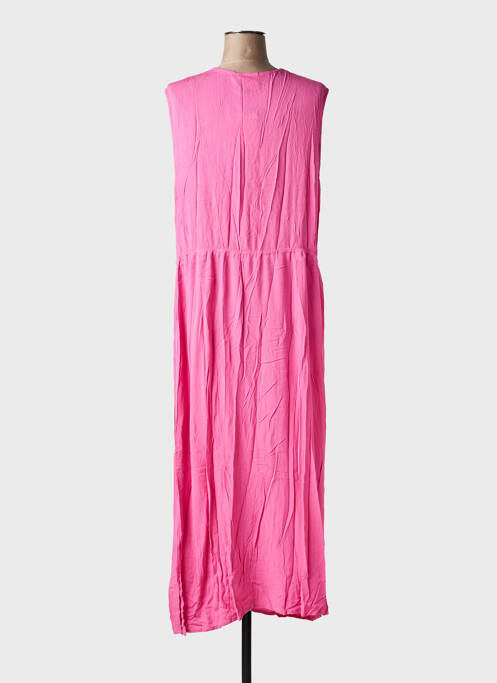Rochie lungă fără mâneci fără mâneci roz ICHI femme
