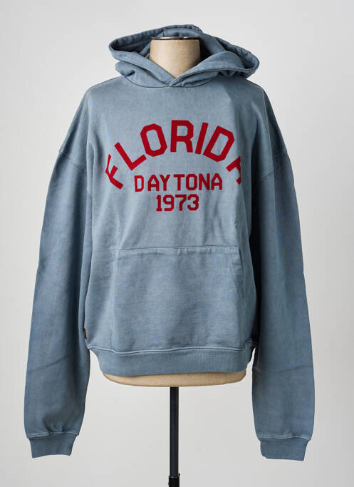 Hanorac cu glugă țesătură jersey mâneci lungi albastru DAYTONA homme