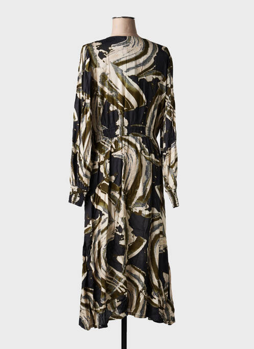 Rochie lungă mâneci lungi mâneci lungi negru KAFFE femme