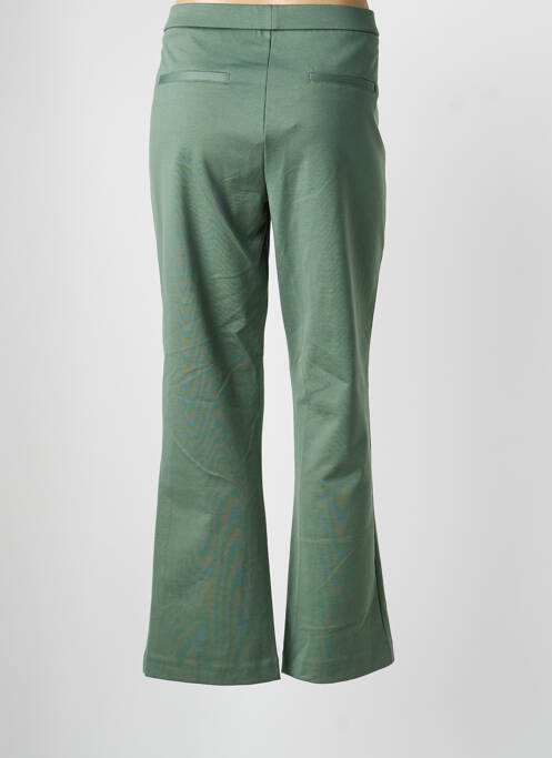 Pantalon drept elasticitate mărime normală verde FRANSA femme