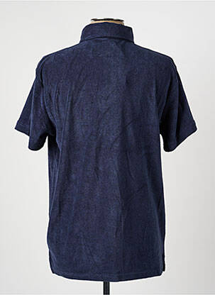 Polo croială cambrată mâneci scurte albastru DAYTONA bărbat