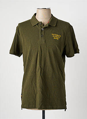 Polo elasticitate mâneci scurte verde DAYTONA homme