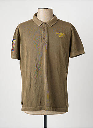 Polo elasticitate mâneci scurte verde DAYTONA homme