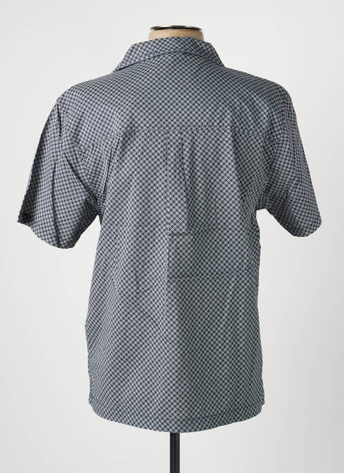 Cămașă cu mâneci scurte guler tip costum albastru DAYTONA homme