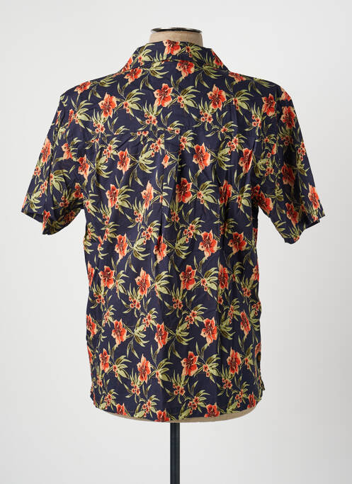 Cămașă cu mâneci scurte guler tip costum albastru DAYTONA homme