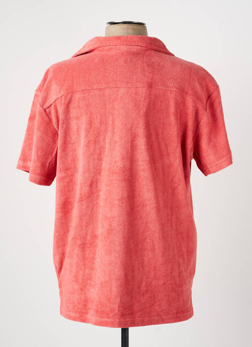 Cămașă cu mâneci scurte guler tip costum roșu DAYTONA homme