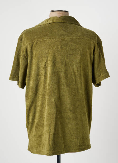 Cămașă cu mâneci scurte guler tip costum verde DAYTONA homme