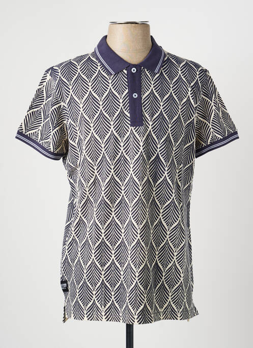 Polo elasticitate mâneci scurte albastru DAYTONA homme